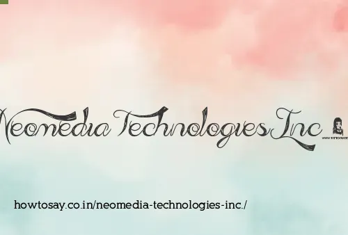Neomedia Technologies Inc.
