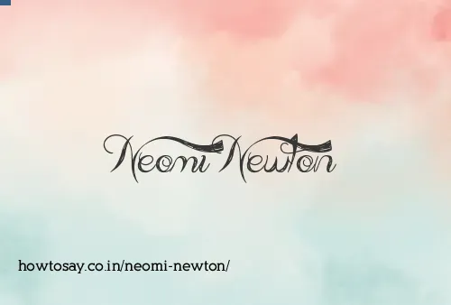 Neomi Newton