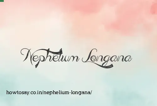 Nephelium Longana