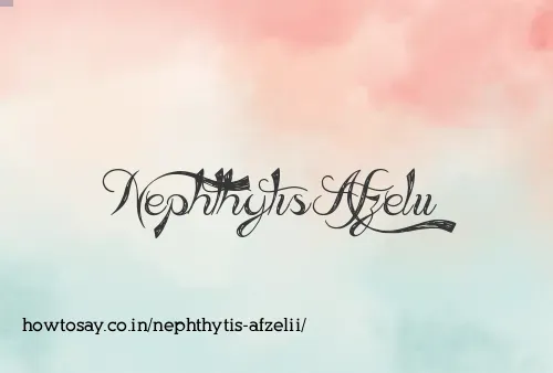 Nephthytis Afzelii