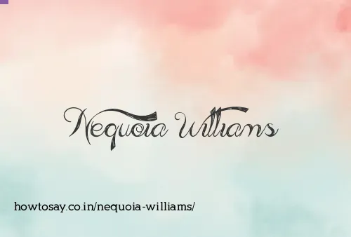 Nequoia Williams