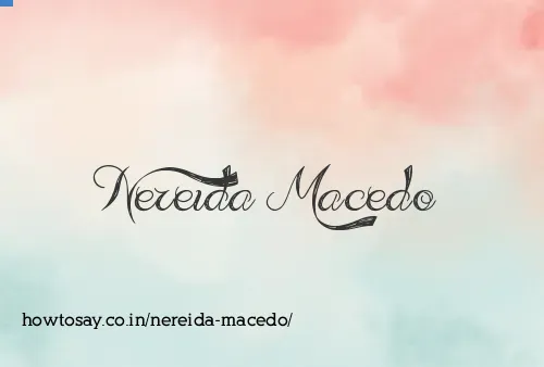 Nereida Macedo