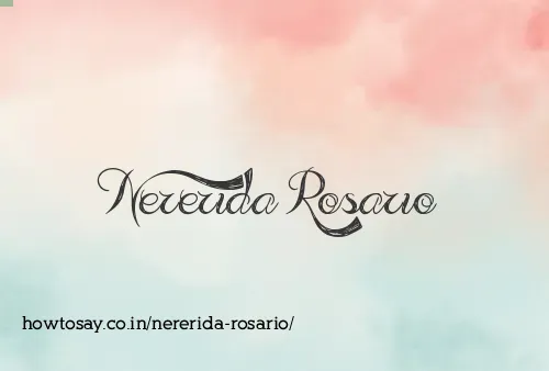 Nererida Rosario
