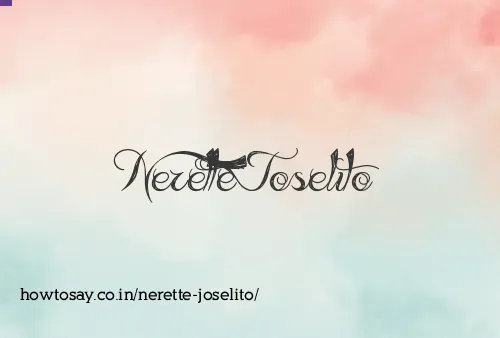 Nerette Joselito