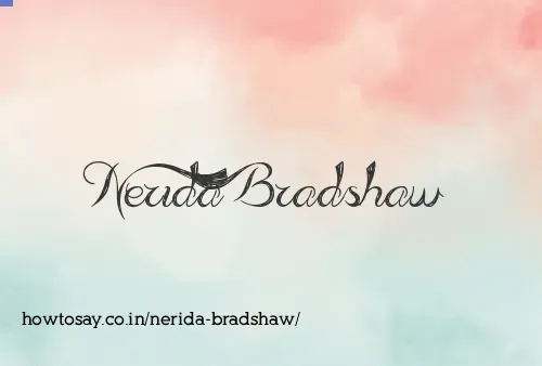 Nerida Bradshaw