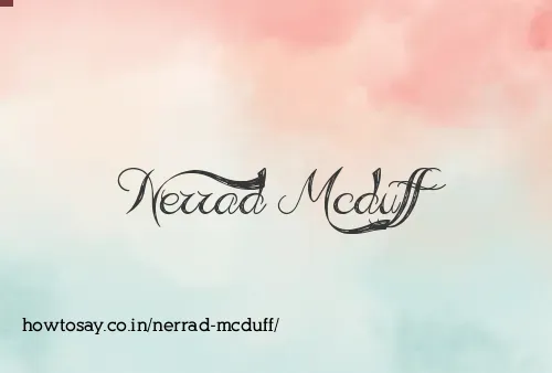 Nerrad Mcduff