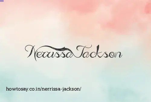 Nerrissa Jackson