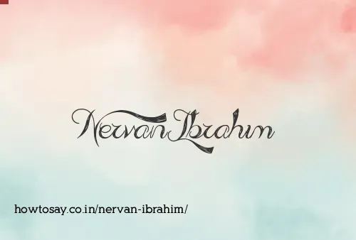 Nervan Ibrahim