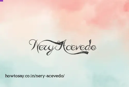 Nery Acevedo