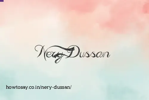Nery Dussan