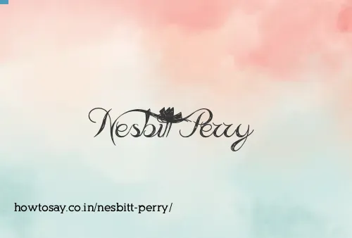 Nesbitt Perry