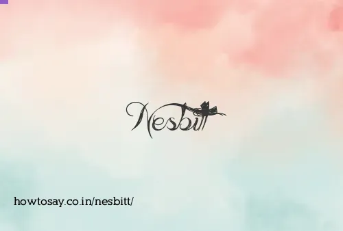 Nesbitt