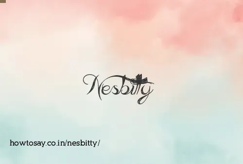 Nesbitty