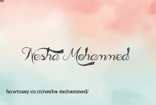 Nesha Mohammed