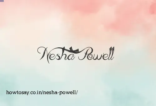 Nesha Powell