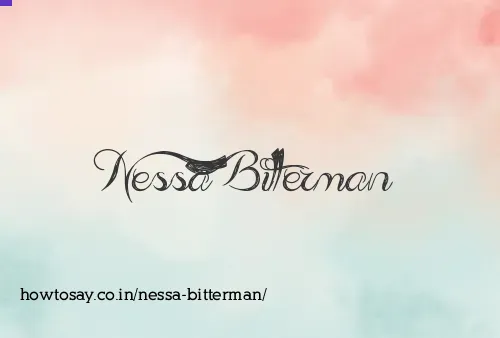 Nessa Bitterman