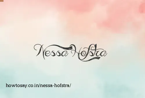 Nessa Hofstra