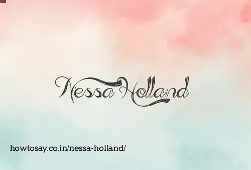 Nessa Holland