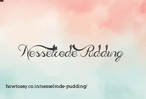 Nesselrode Pudding