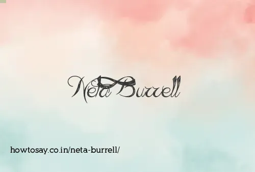 Neta Burrell