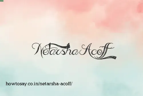 Netarsha Acoff