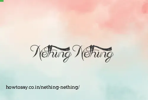 Nething Nething