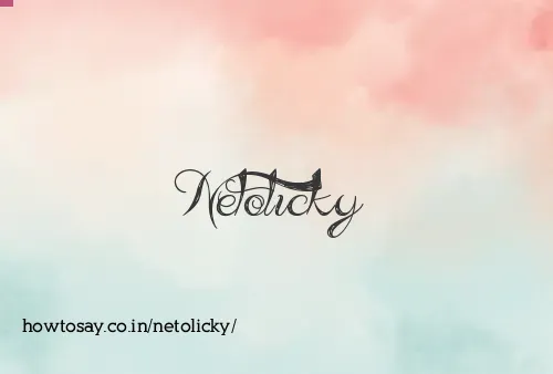 Netolicky