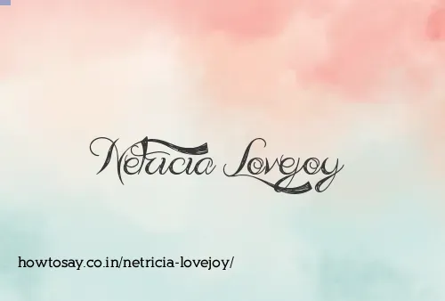 Netricia Lovejoy