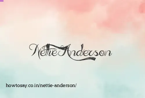 Nettie Anderson