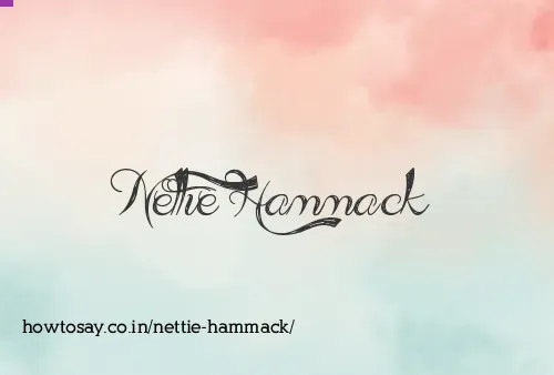 Nettie Hammack