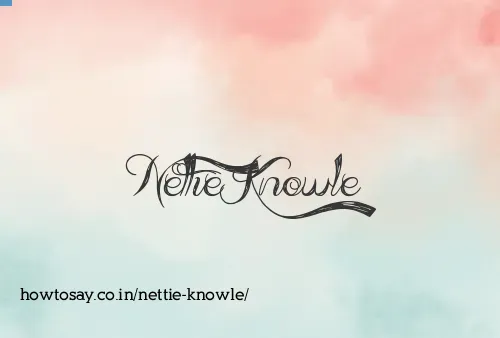 Nettie Knowle