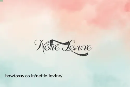 Nettie Levine