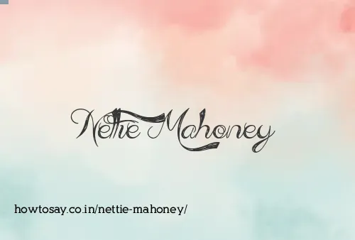 Nettie Mahoney