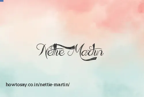 Nettie Martin