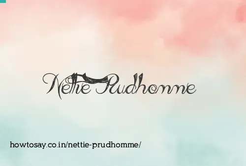 Nettie Prudhomme