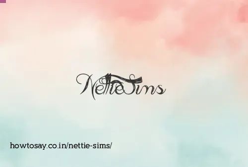 Nettie Sims