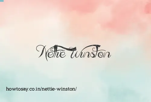 Nettie Winston