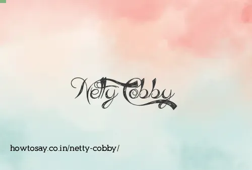 Netty Cobby