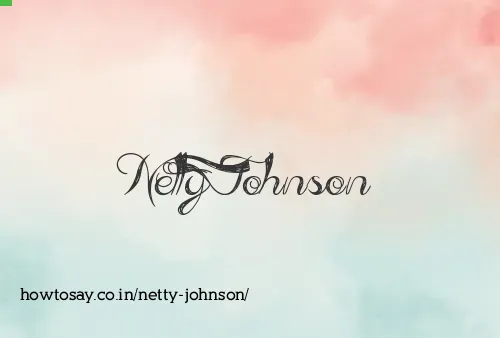 Netty Johnson