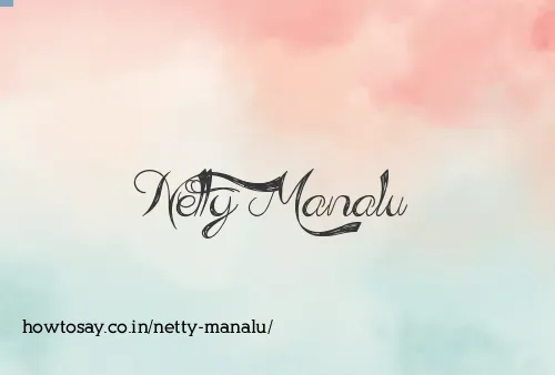 Netty Manalu