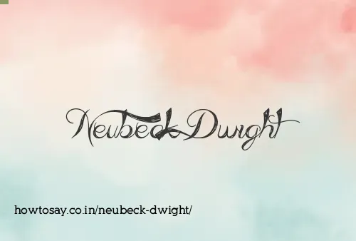 Neubeck Dwight