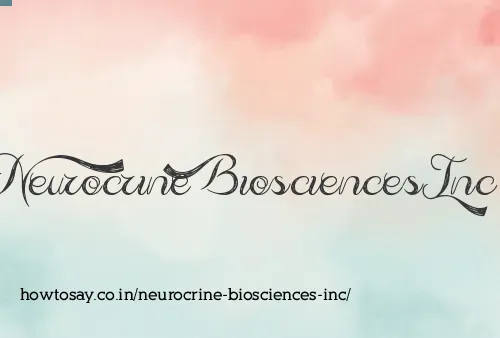 Neurocrine Biosciences Inc