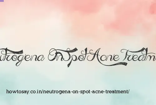 Neutrogena On Spot Acne Treatment
