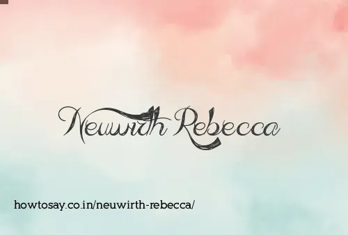Neuwirth Rebecca