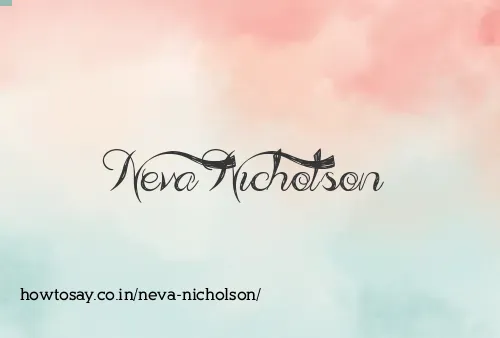 Neva Nicholson