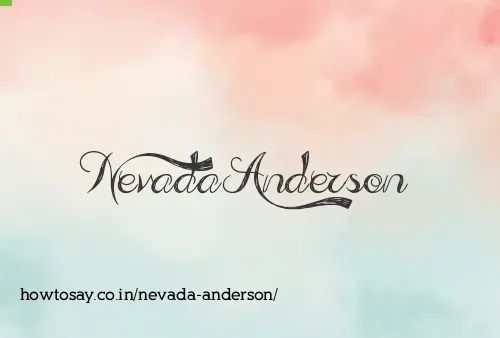 Nevada Anderson