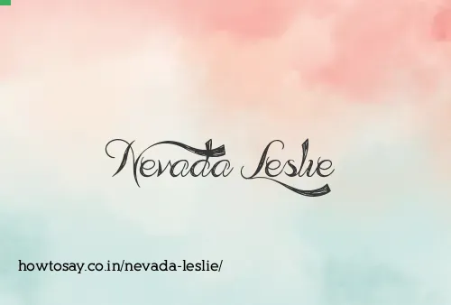 Nevada Leslie