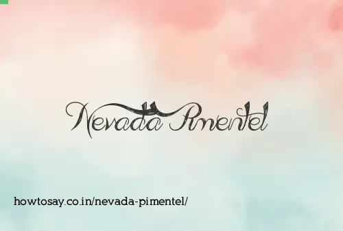 Nevada Pimentel