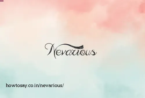 Nevarious