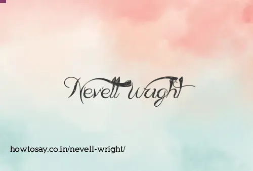 Nevell Wright